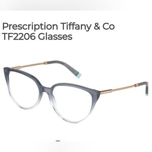 Tiffany & Co TF 2206 Cat Eye Perscription Frames Only Rubedo Ombre Luxury #104